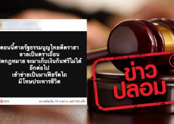 ข่าวปลอม อย่าแชร์! ศาลรัฐธรรมนูญวินิจฉัย ตราฮาลาลผิดกฎหมาย